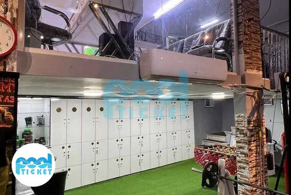 عکس کمد باشگاه بدنسازی قهرمان مشهد