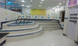 تصاویر حوضچه آب سرد و گرم استخر ساویز کرج