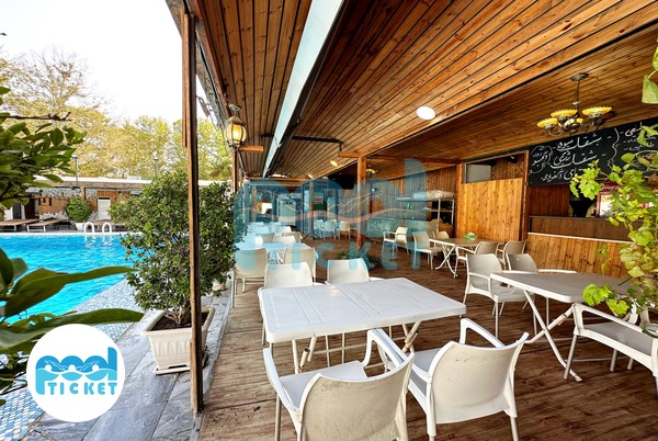تصاویر کافی شاپ استخر چهارفصل و روباز بلوط ولنجک تهران