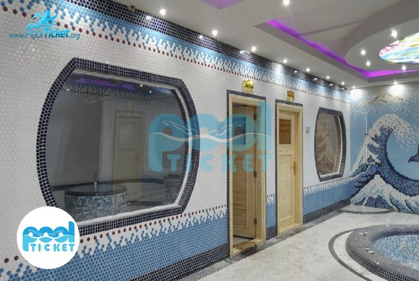 تصویر محوطه استخر آپادانا چمستان مازندران