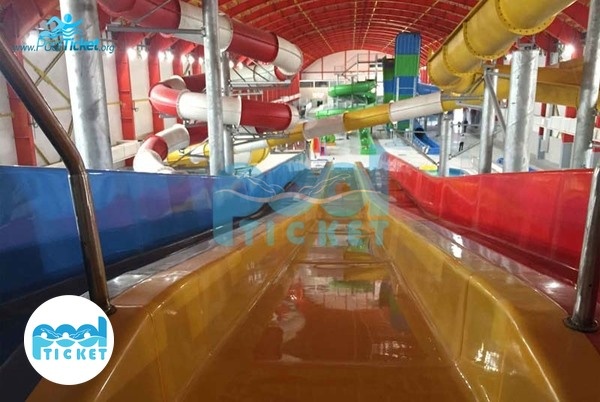 عکس سرسره‌های پارک آبی بابل