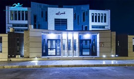 عکس ورودی استخر قصر آبی قم