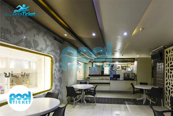 بوفه استخر قصر آبی قم عکس