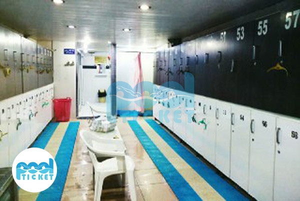 عکس کمد‌های استخر المپیک کرمان