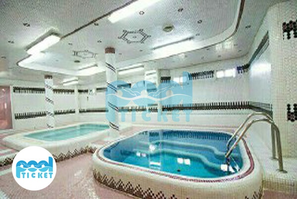 عکس حوضچه آب سرد استخر سبز ولنجک تهران