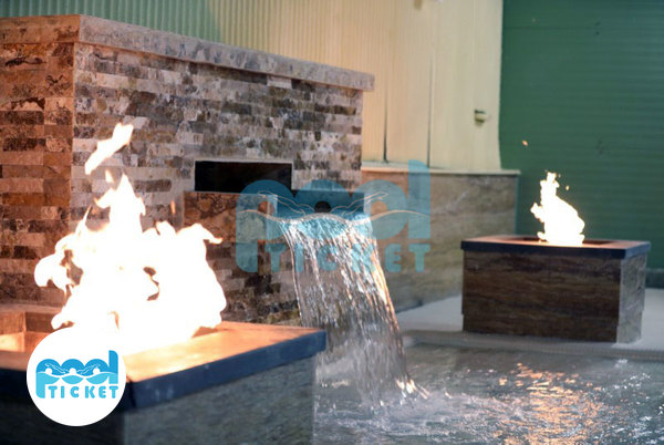 عکس محوطه استخر ارمغان مشهد