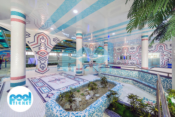 فضای داخلی استخر آقایان آستان قدس مشهد