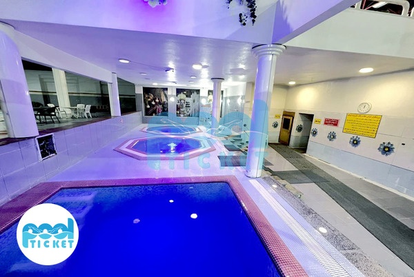 تصویر محوطه استخر زیتون شهرک غرب تهران