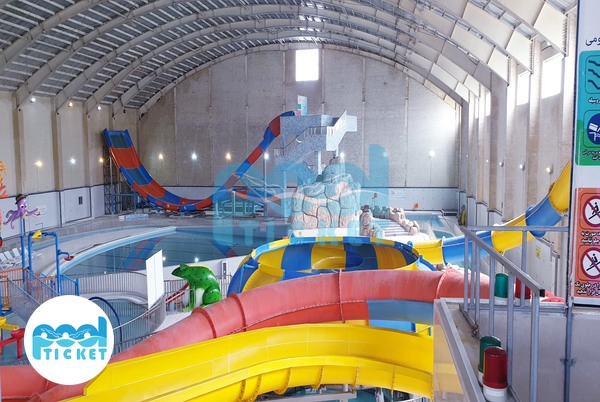 تصاویر سرسره آبی پارک آبی گوت که مال سمنان