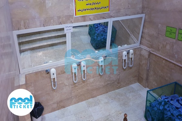 تصاویر سالن رختکن پارک آبی گوت که مال سمنان