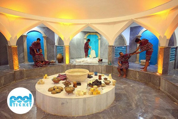 لذت حمام سنتی در استخر چشمه - تخفیف استخر چشمه کرمان