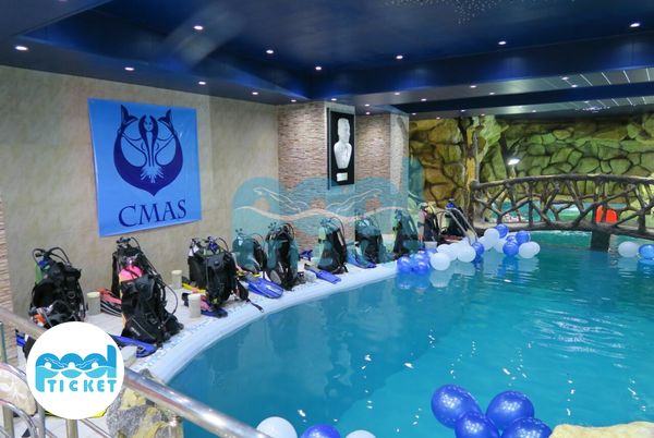 تصاویر استخر غواصی استخر دلفین سفید تبریز