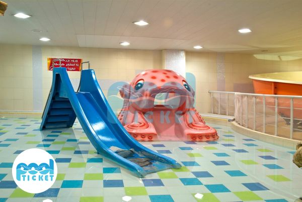 فضای بازی کودک استخر دلفین سفید تبریز عکس