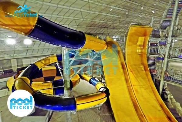 تصاویر سرسره یو پارک آبی آب و تاب قم