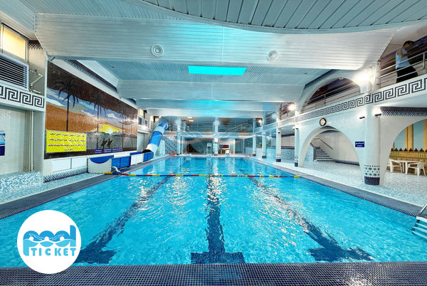 تصاویر محوطه استخر طاق کسری تهران 