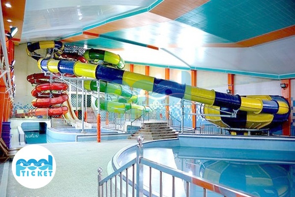 تصاویر محوطه پارک آبی موج های آبی باران یزد