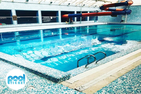 عکس سرسره استخر باران مرودشت