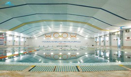 عکس محوطه استخر آبی هشتم مشهد