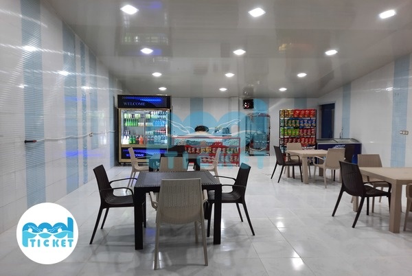 عکس بوفه استخر شهرداری صوفیان