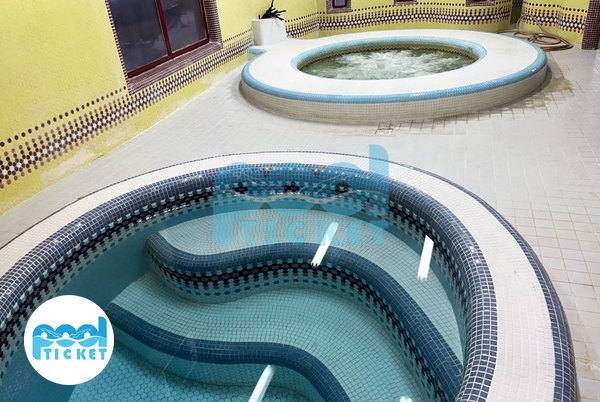 جکوزی و حوضچه آب سرد استخر امام علی الوند قزوین تصویر