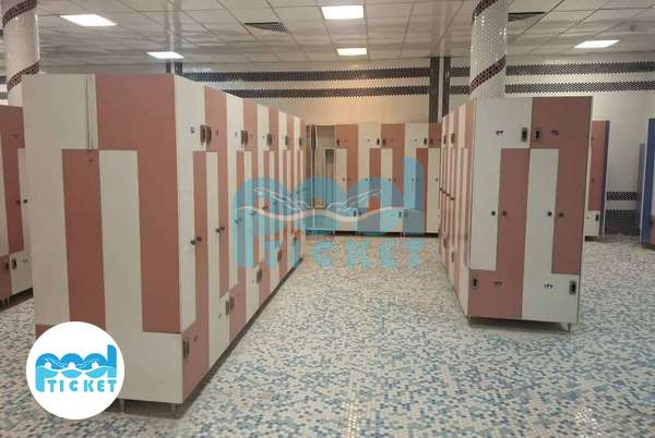 تصویر کمدها و رختکن استخر شهید رضایی تهران