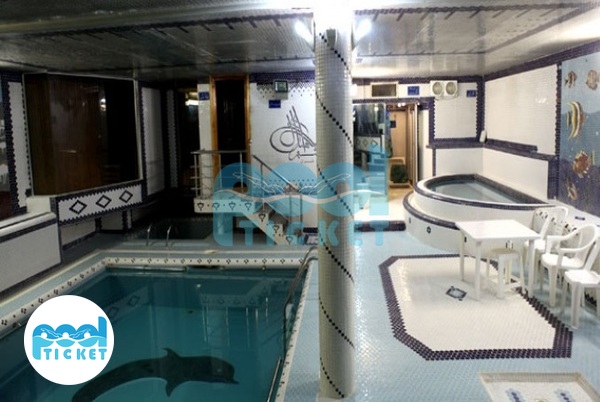 تصویر محوطه استخر هتل شهر تهران