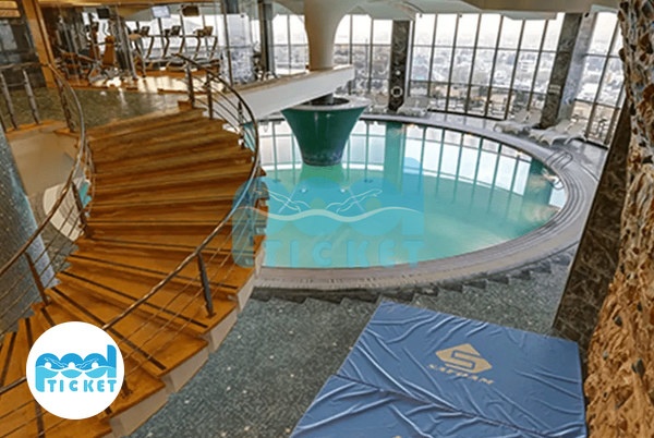 عکس حوضچه آب‌سرد استخر هتل بزرگ شیراز