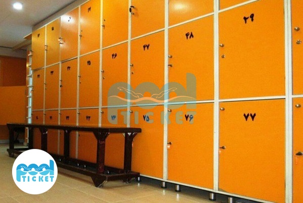 تصویر کمدها و رختکن باشگاه بدنسازی آفرید مشهد