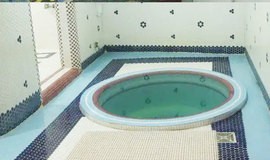 عکس حوضچه آبسرد استخر قدس قم تصاویر