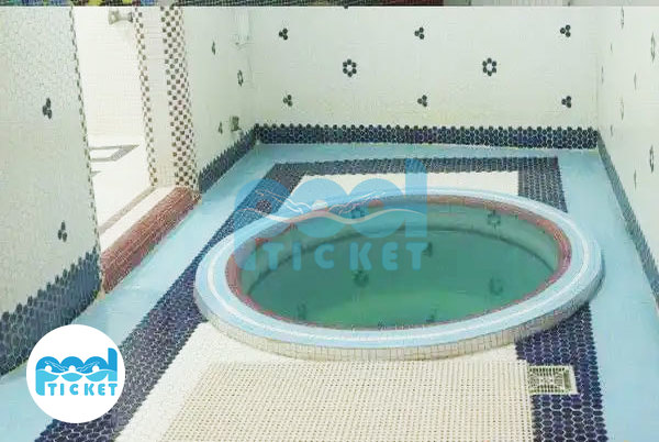 عکس حوضچه آبسرد استخر قدس قم تصاویر