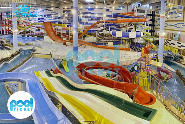 عکس سرسره های فضای پارک بانوان سرزمین موج های خروشان مشهد