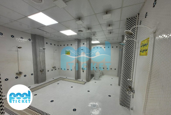 تصویر دوش‌های استخر شهید عسگری قم