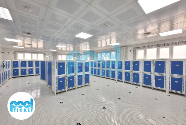 کمدها و رخت‌کن استخر شهید عسگری قم عکس 