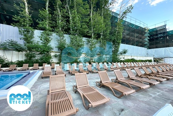 تصویر حمام آفتاب استخر روباز اکباتان تهران 