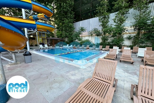 عکس تراس آفتاب استخر روباز بانوان اکباتان بلو اوشن تهران 