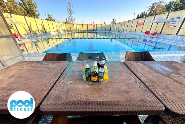 عکس بوفه استخر چهارفصل و روباز بهشت مادران تهران