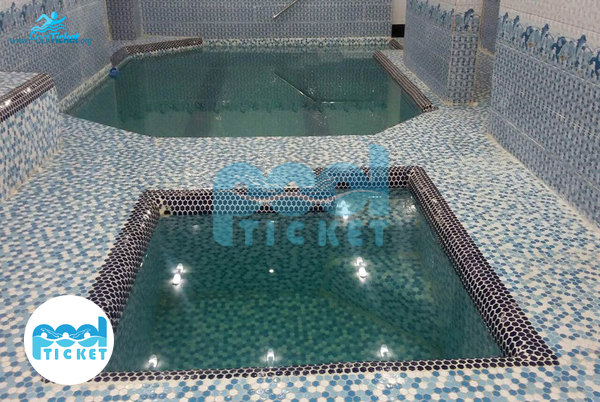 تصویر جکوزی و حوضچه آب سرد بعثت شیراز