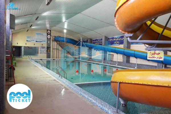 تصویر سرسره پیچشی استخر موج شهر اهواز