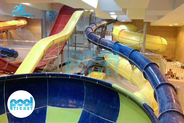 تصویر فضای داخلی پارک آبی رویاهای آبی شهرضا