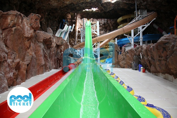 تصاویر سرسره های پارک ساحلی آفتاب مشهد