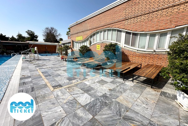 عکس تراس آفتاب استخر چهارفصل و روباز بلوط ولنجک تهران