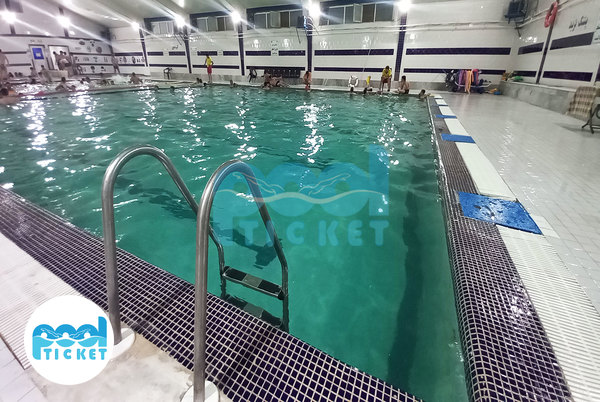 عکس محوطه استخر آبشار شهر قدس تهران