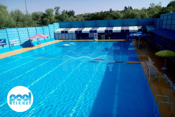 تصویر استخر چهارفصل و روباز دهکده چادگان اصفهان