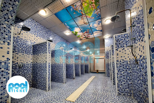 تصویر دوش ها استخر نور قم 