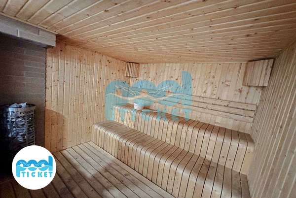 تصویر سونا خشک استخر هتل نورالحیات تهران