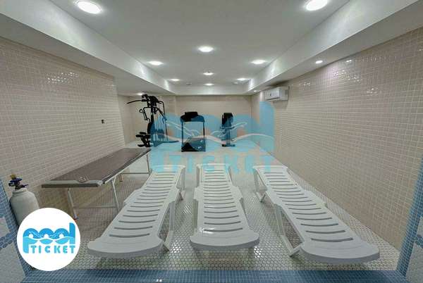 تصویر وسایل بدنسازی استخر هتل نورالحیات تهران