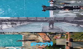 ویدئو‌های استخر چهارفصل و روباز هتل اوین تهران