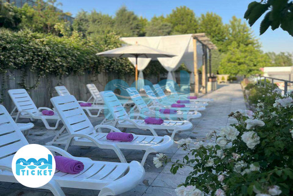 عکس تراس آفتاب استخر چهارفصل و روباز بانوان باشگاه انقلاب بلو ویژن تهران