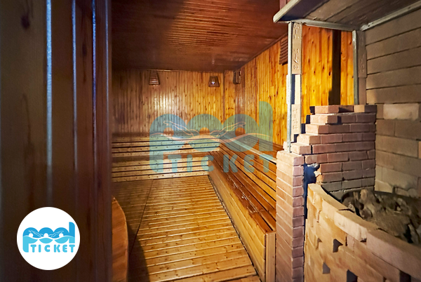 فضای داخلی سونا خشک استخر اتوبان همت تهران