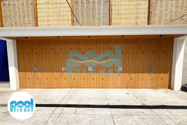 عکس محوطه دوش استخر شهید کشوری تهران (روباز و سرپوشیده)